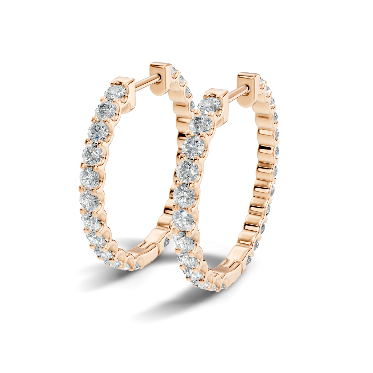 Eterna Diamond Hoops