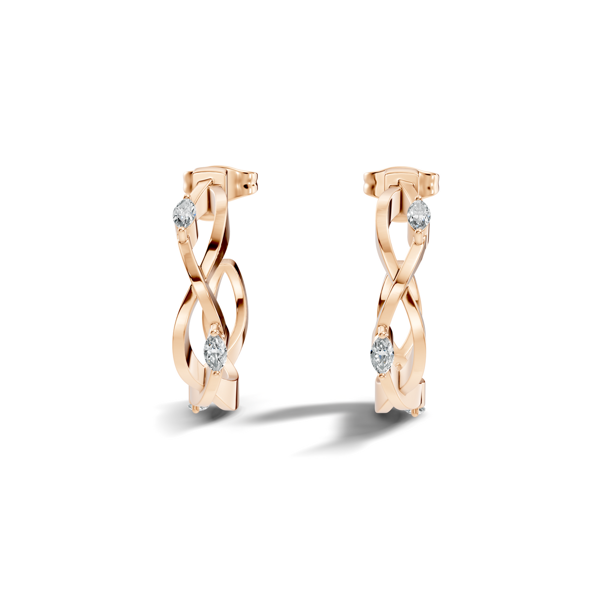 Eterna Twist Hoops