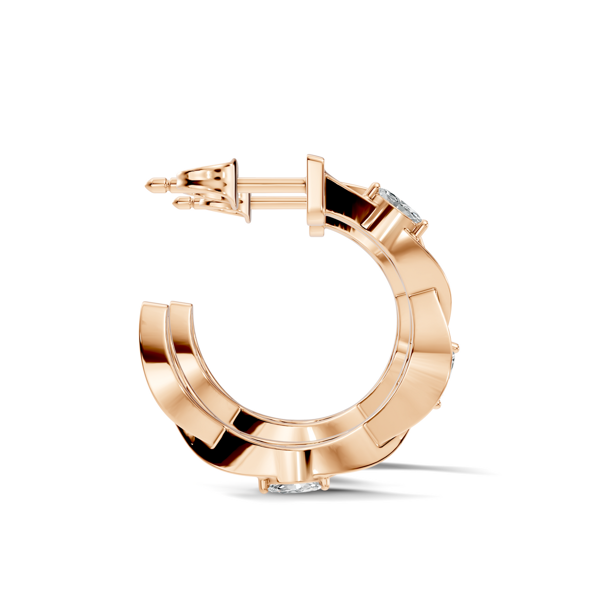 Eterna Twist Hoops