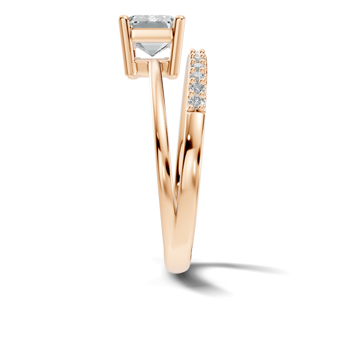 Veyra Emerald Split Band Ring