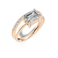 Veyra Emerald Split Band Ring