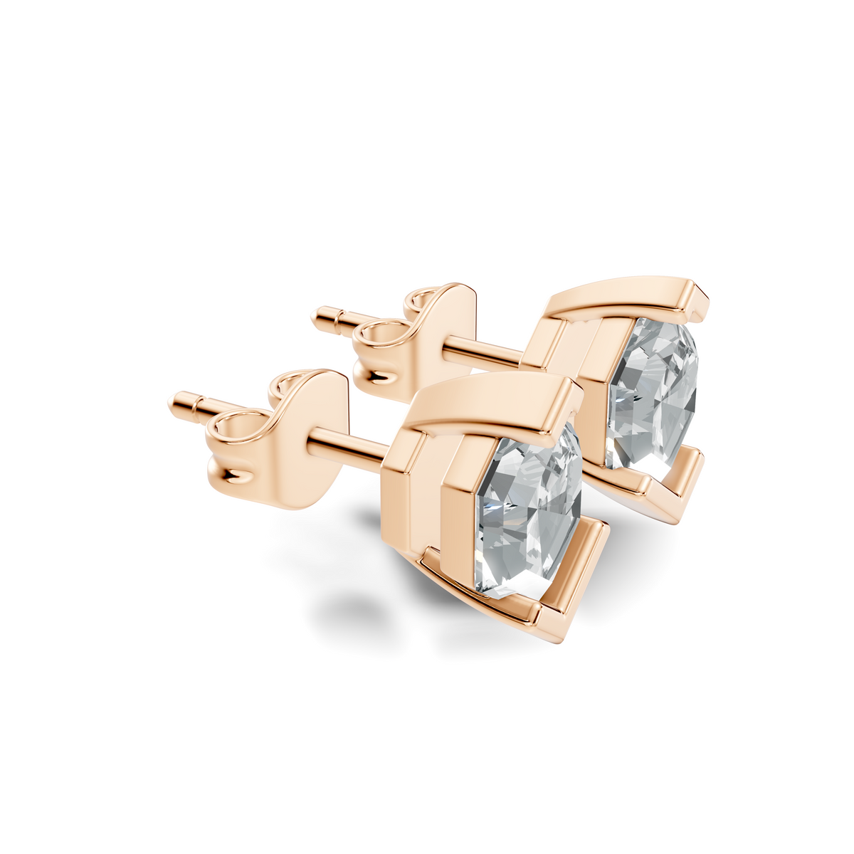 Pure Hexagon Studs