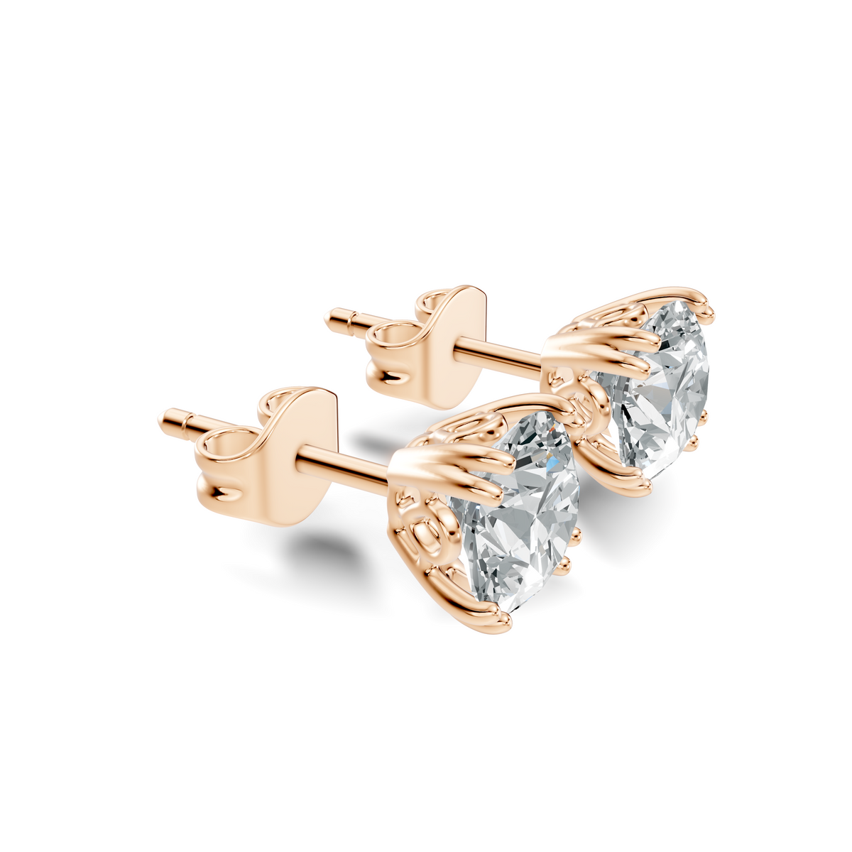 Aurelia Crown Round Studs