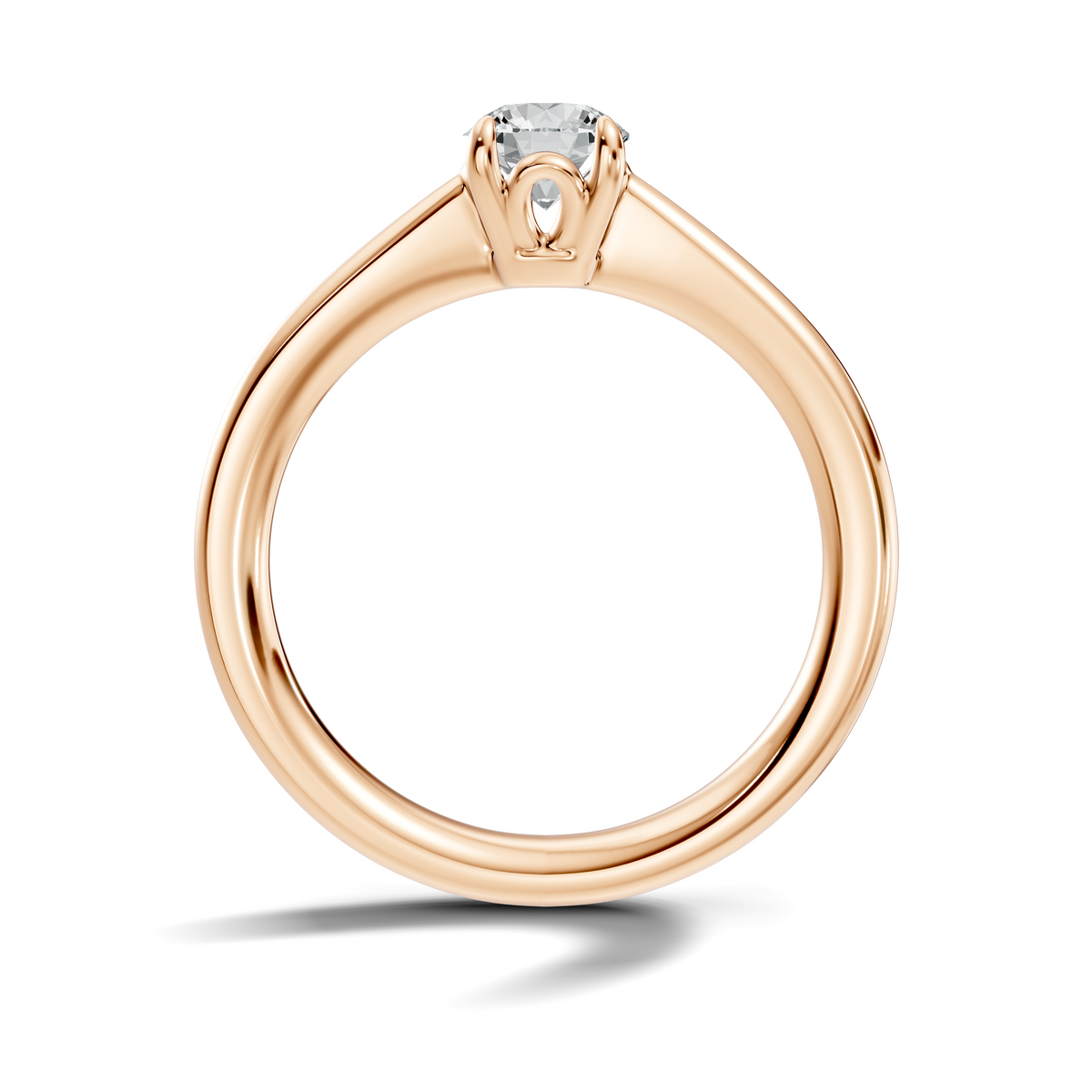 Solea Round Solitaire Ring