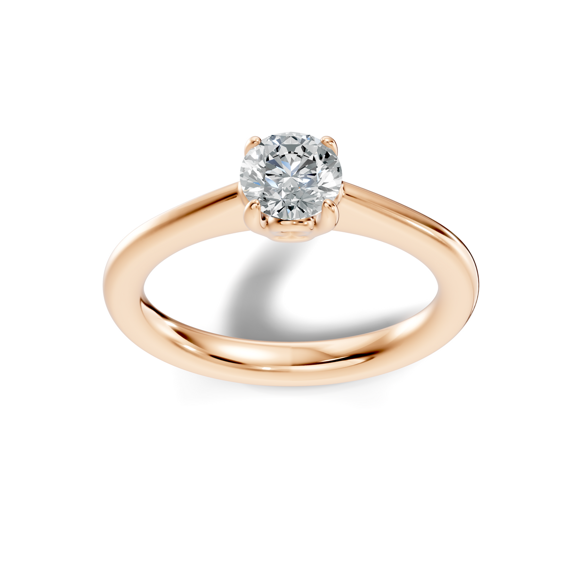 Solea Round Solitaire Ring