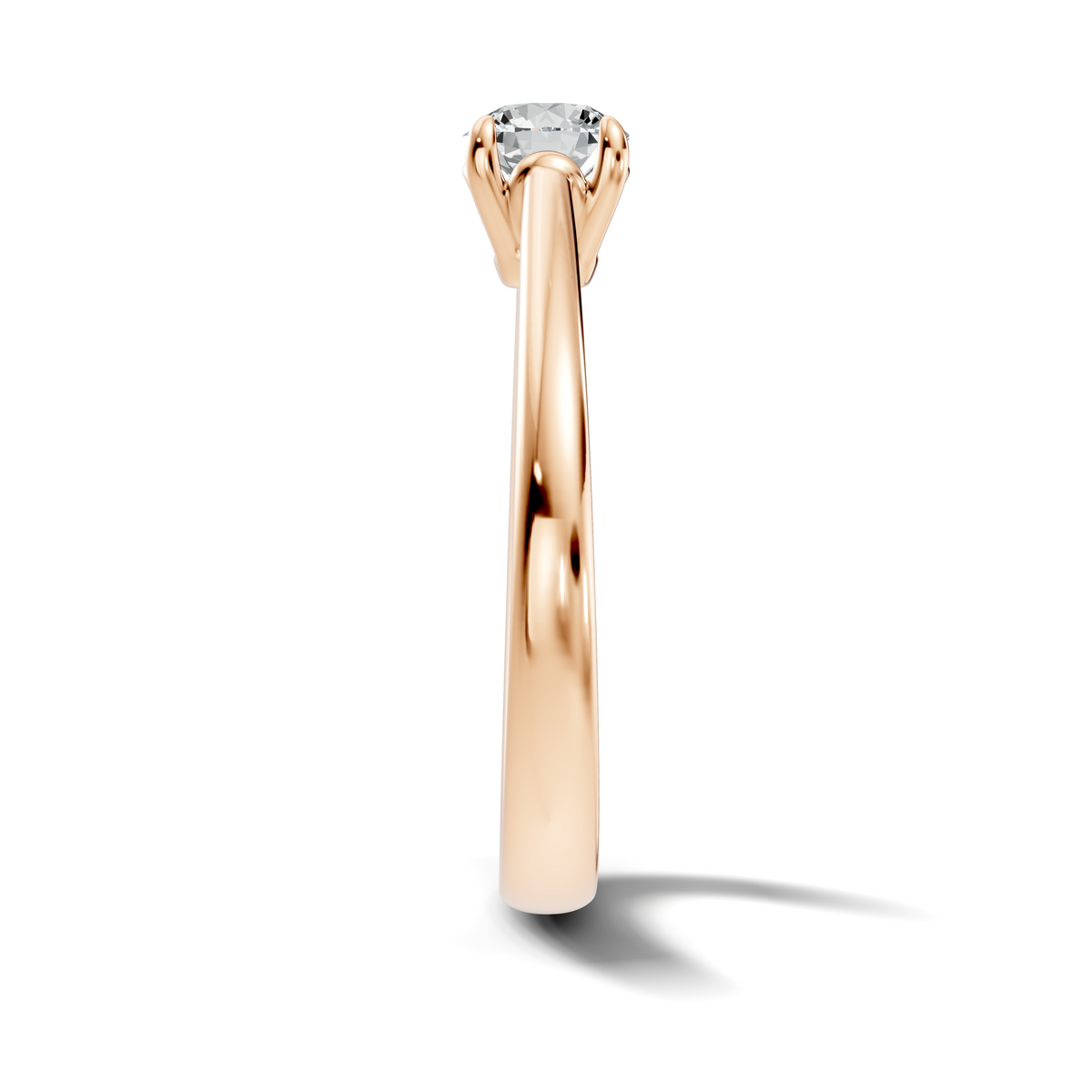 Solea Round Solitaire Ring