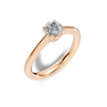 Solea Round Solitaire Ring