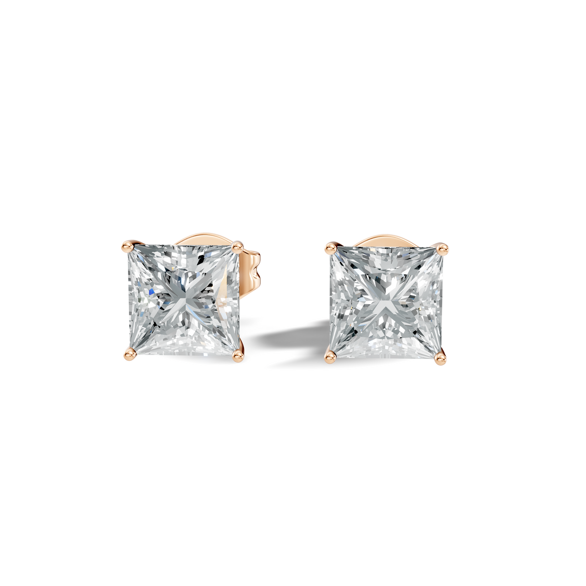 Princess Diamond Studs.