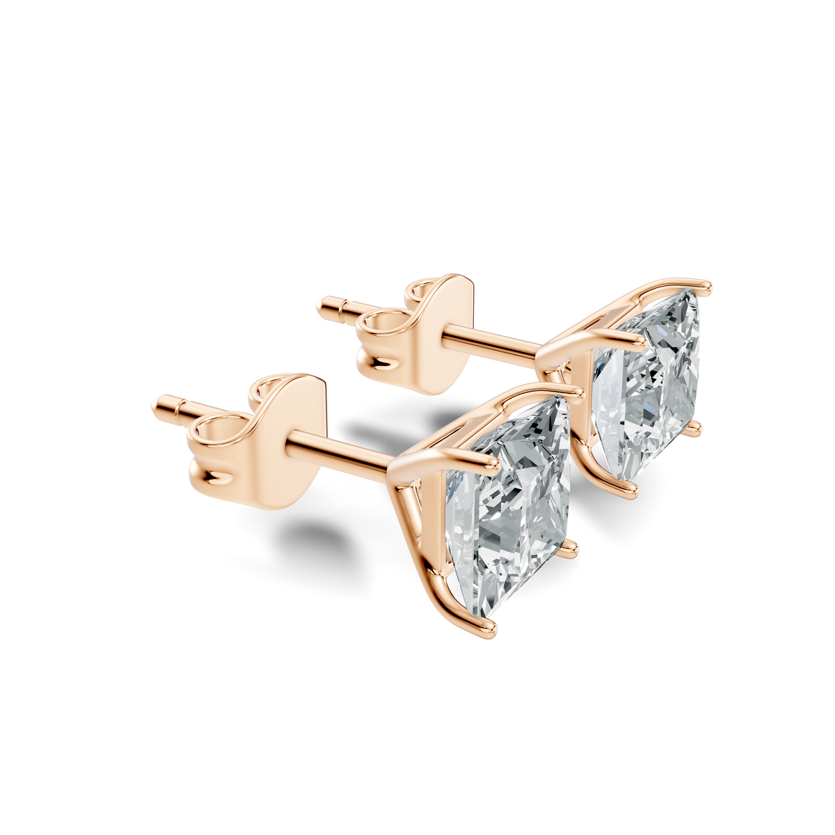 Princess Diamond Studs.