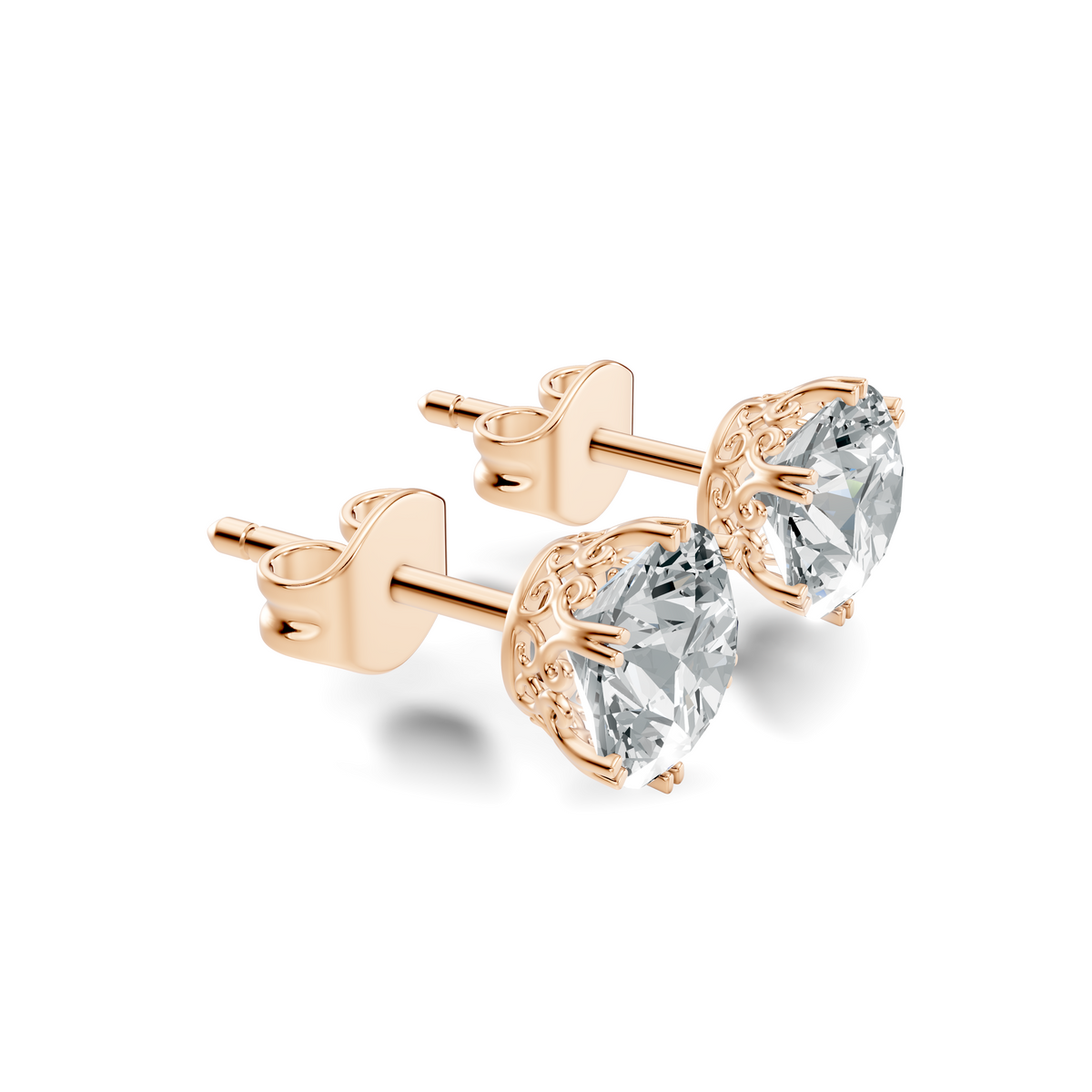 Solenia Crown Studs