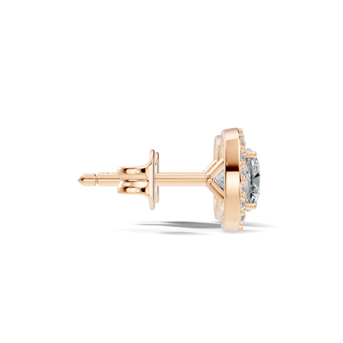 Solara Cushion Halo Studs