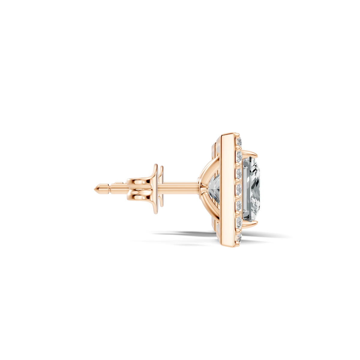 Avera Princess Halo Studs