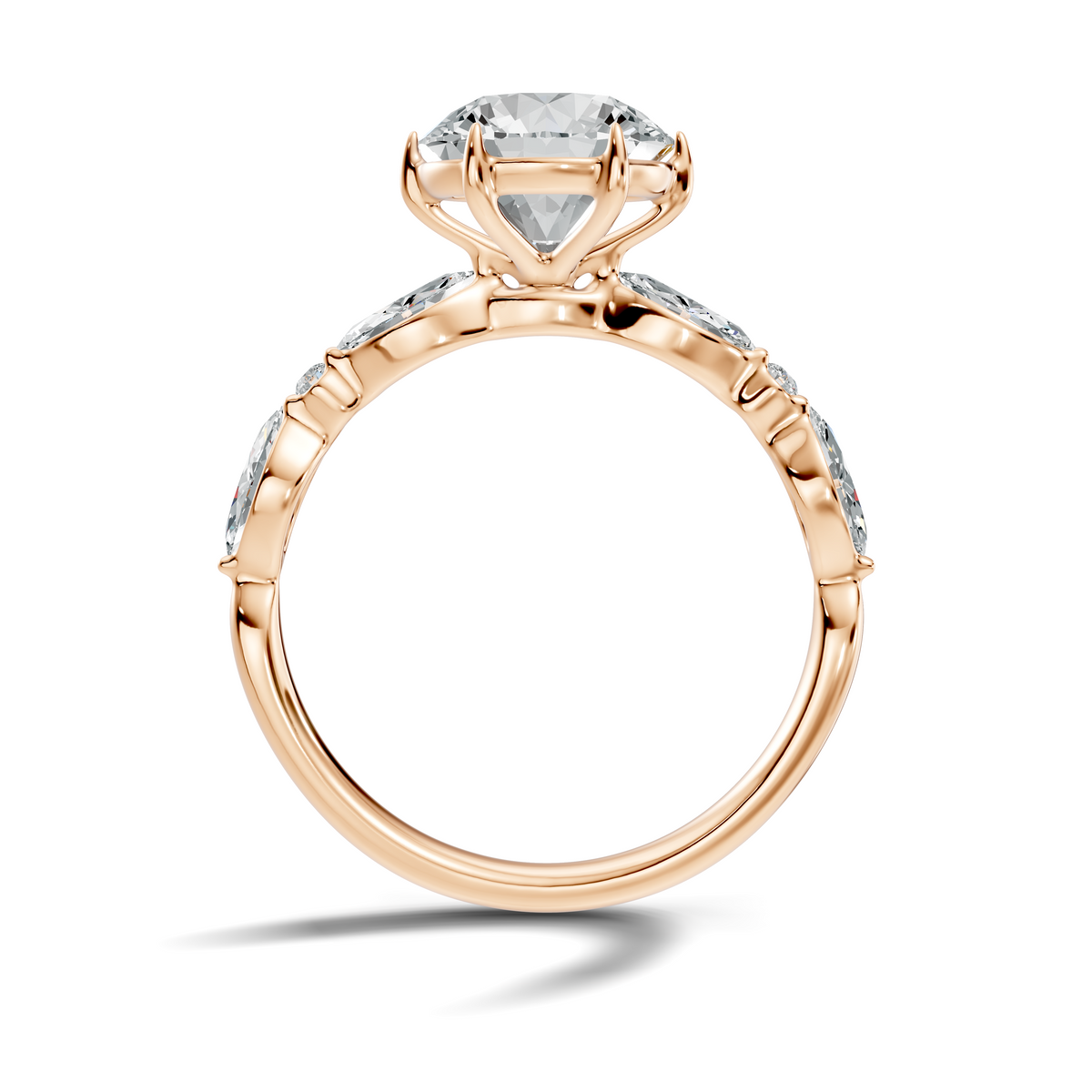 Elara Round Marquise Ring
