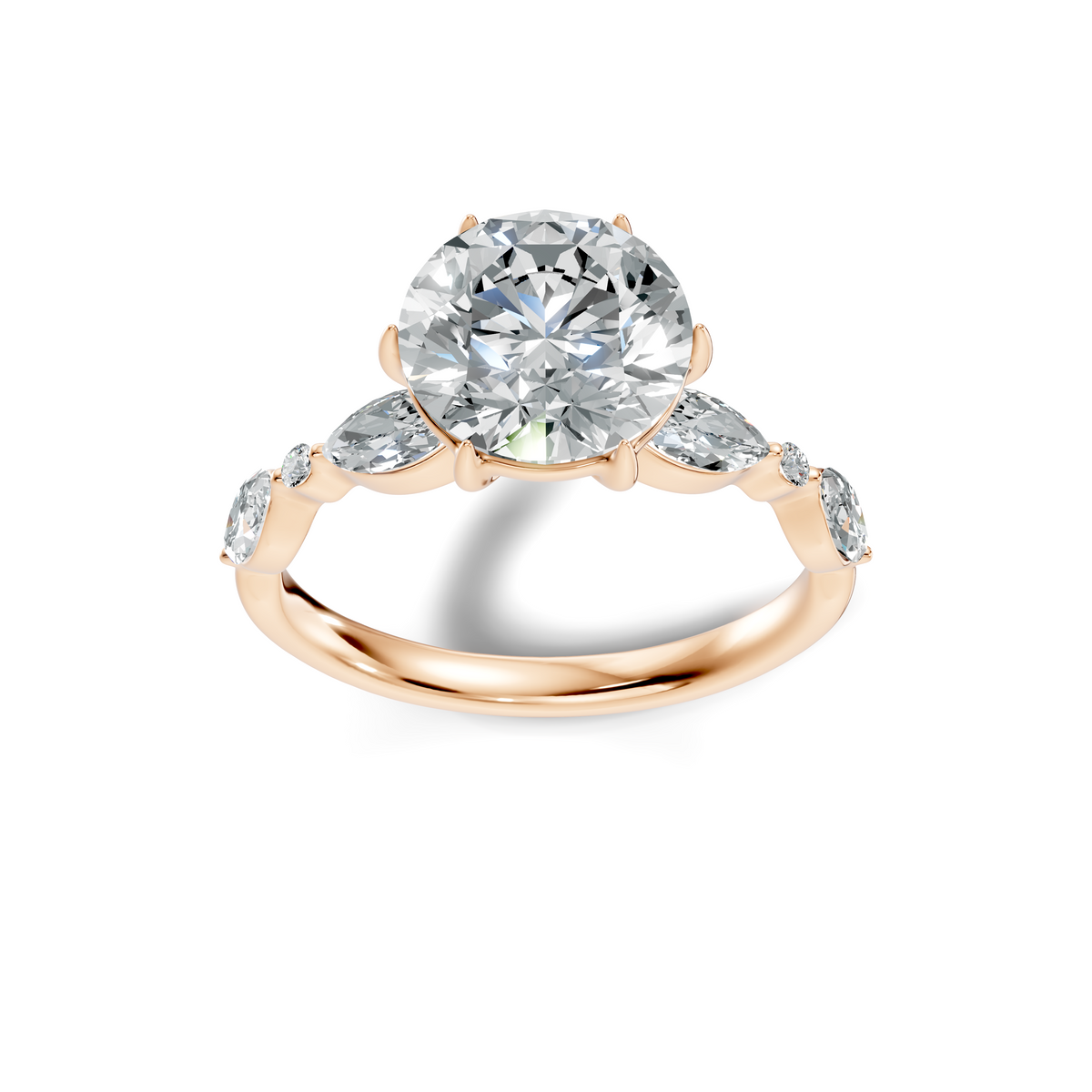 Elara Round Marquise Ring