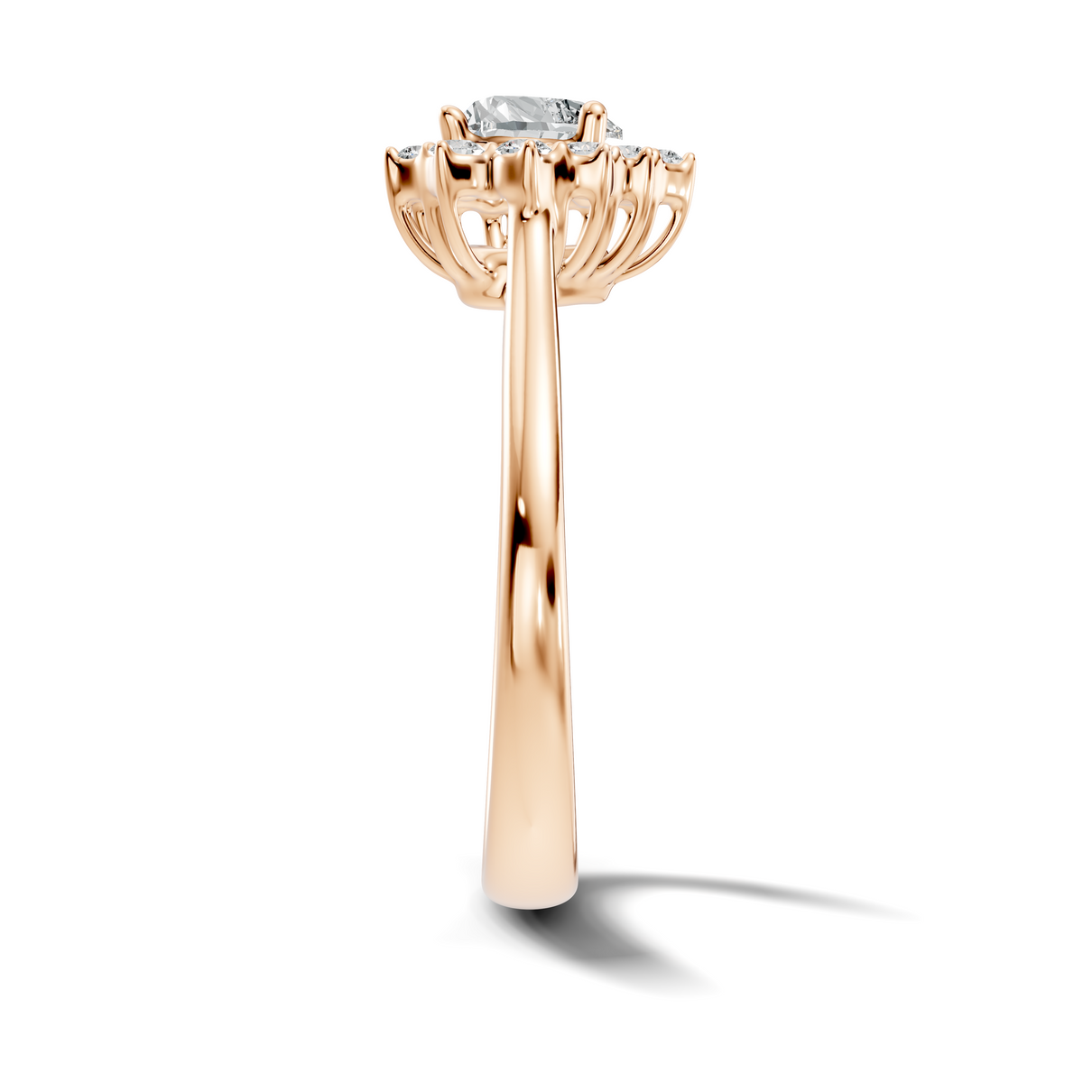 Amara Heart Halo Ring