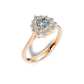Amara Heart Halo Ring