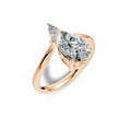 Elara Pear Accent Ring