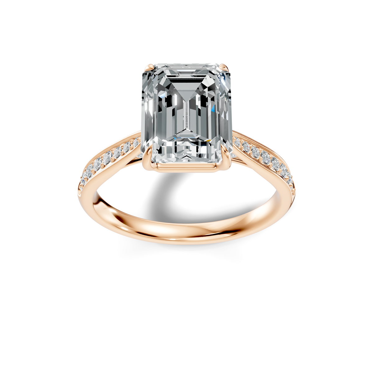 Veyra Emerald Pavé Ring