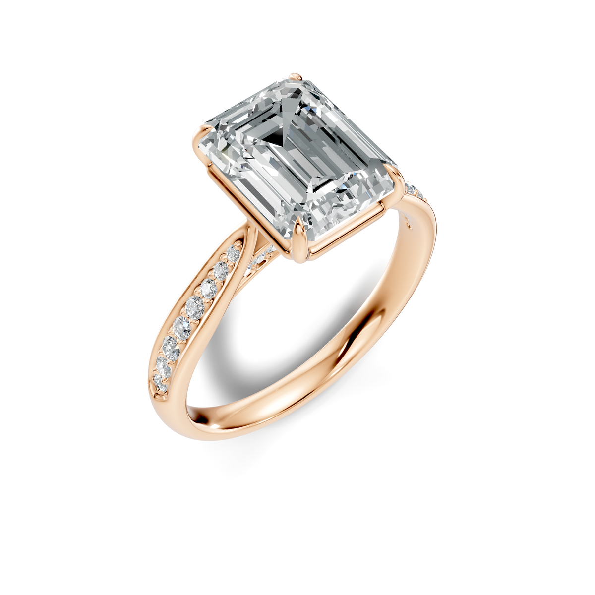 Veyra Emerald Pavé Ring