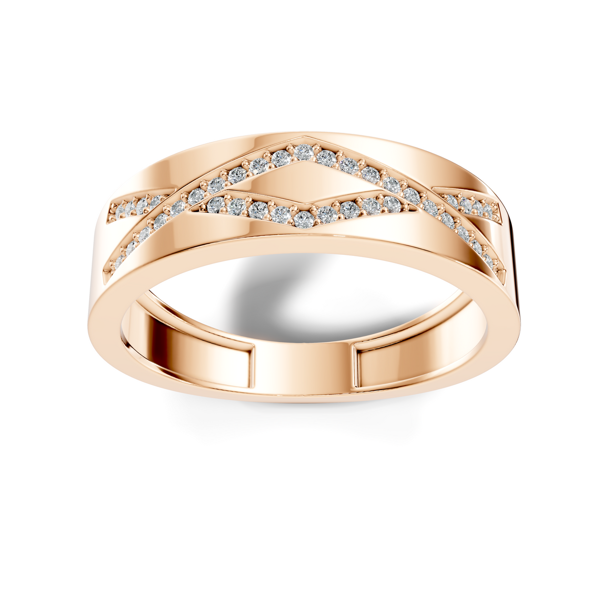 Celene Woven Diamond Band