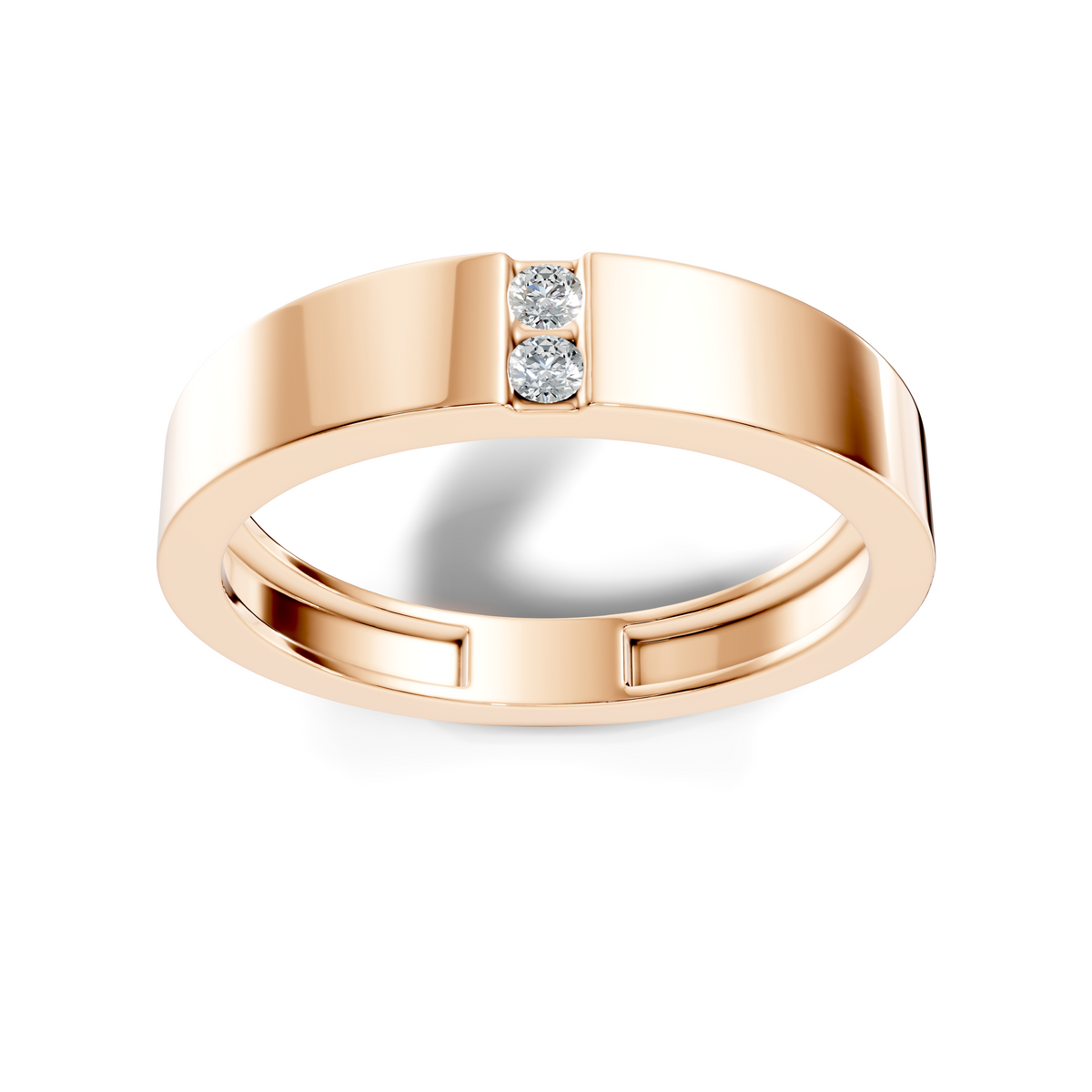 Veyra Duo Diamond Band Product Caption