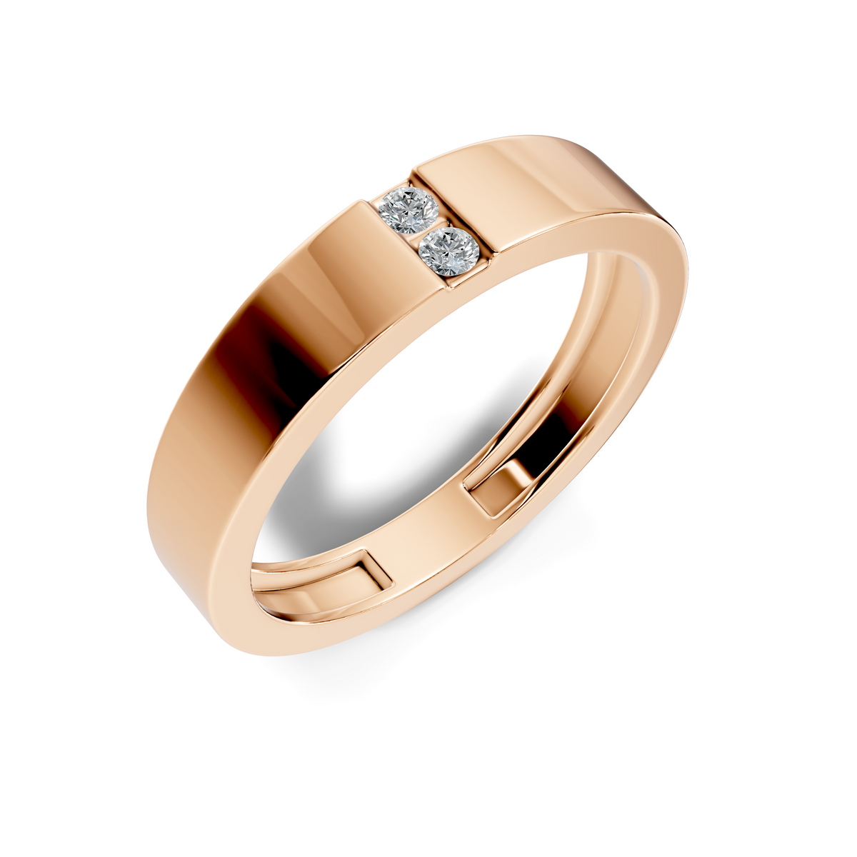 Veyra Duo Diamond Band Product Caption