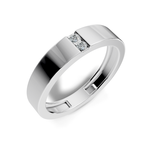 Veyra Duo Diamond Band Product Caption