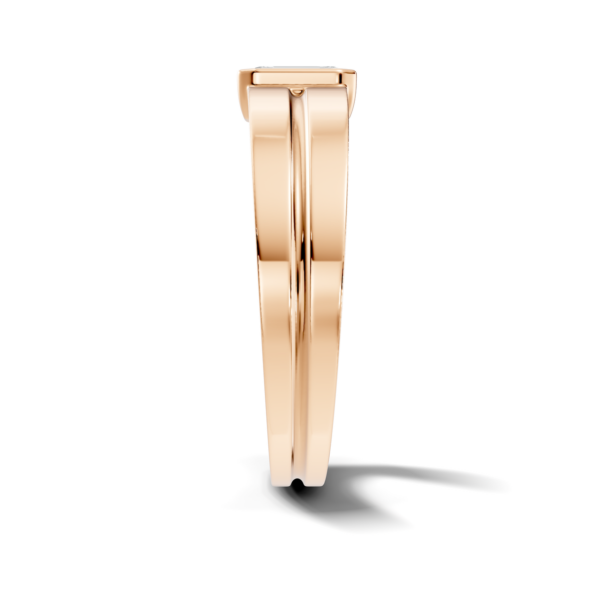 Avera Emerald Solitaire Band