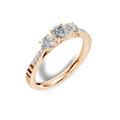 Aurelia Three Stone Ring
