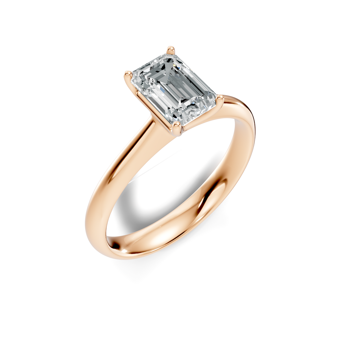 Veyra Emerald Solitaire Ring