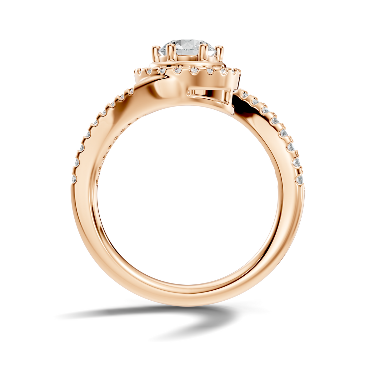 Veyra Double Halo Ring