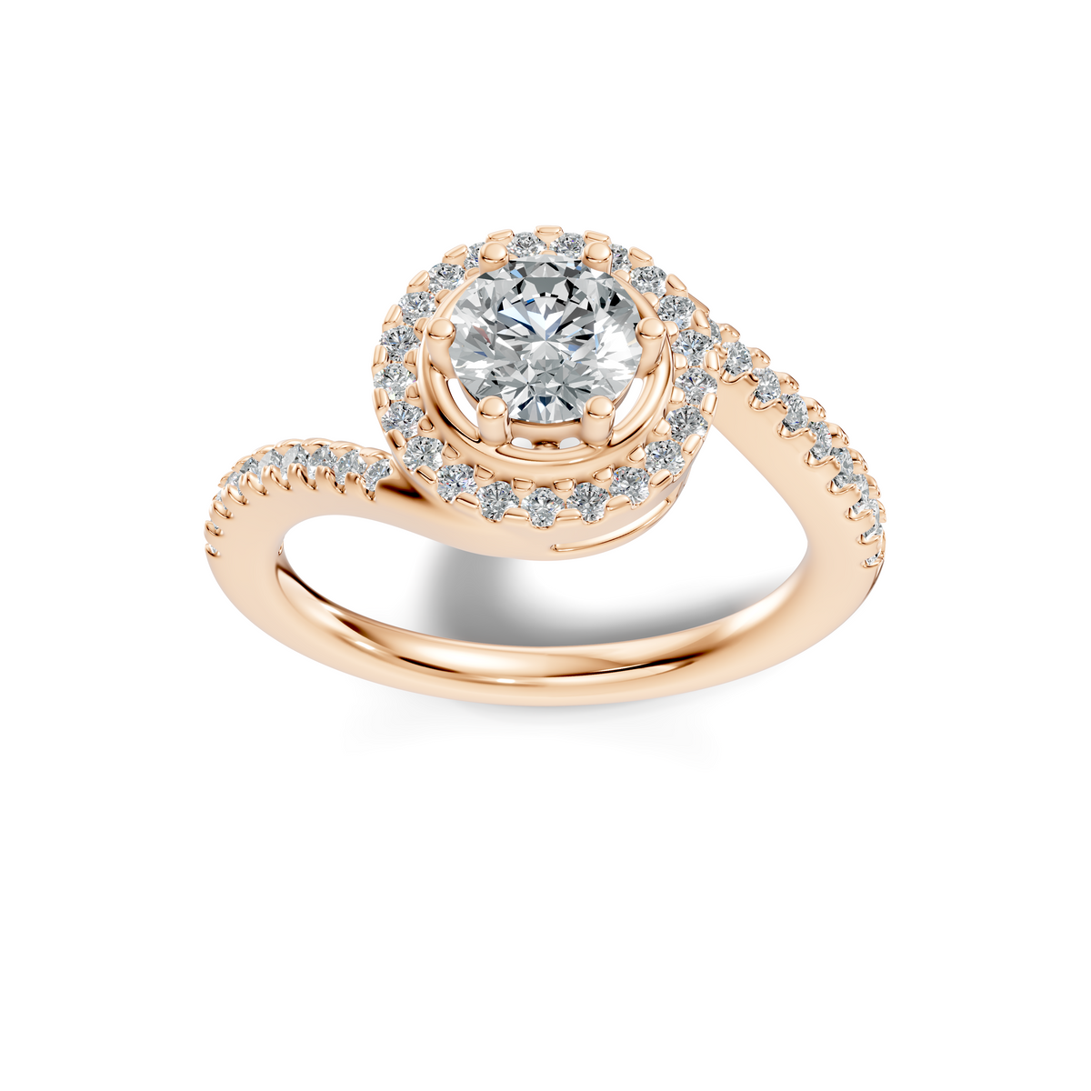 Veyra Double Halo Ring