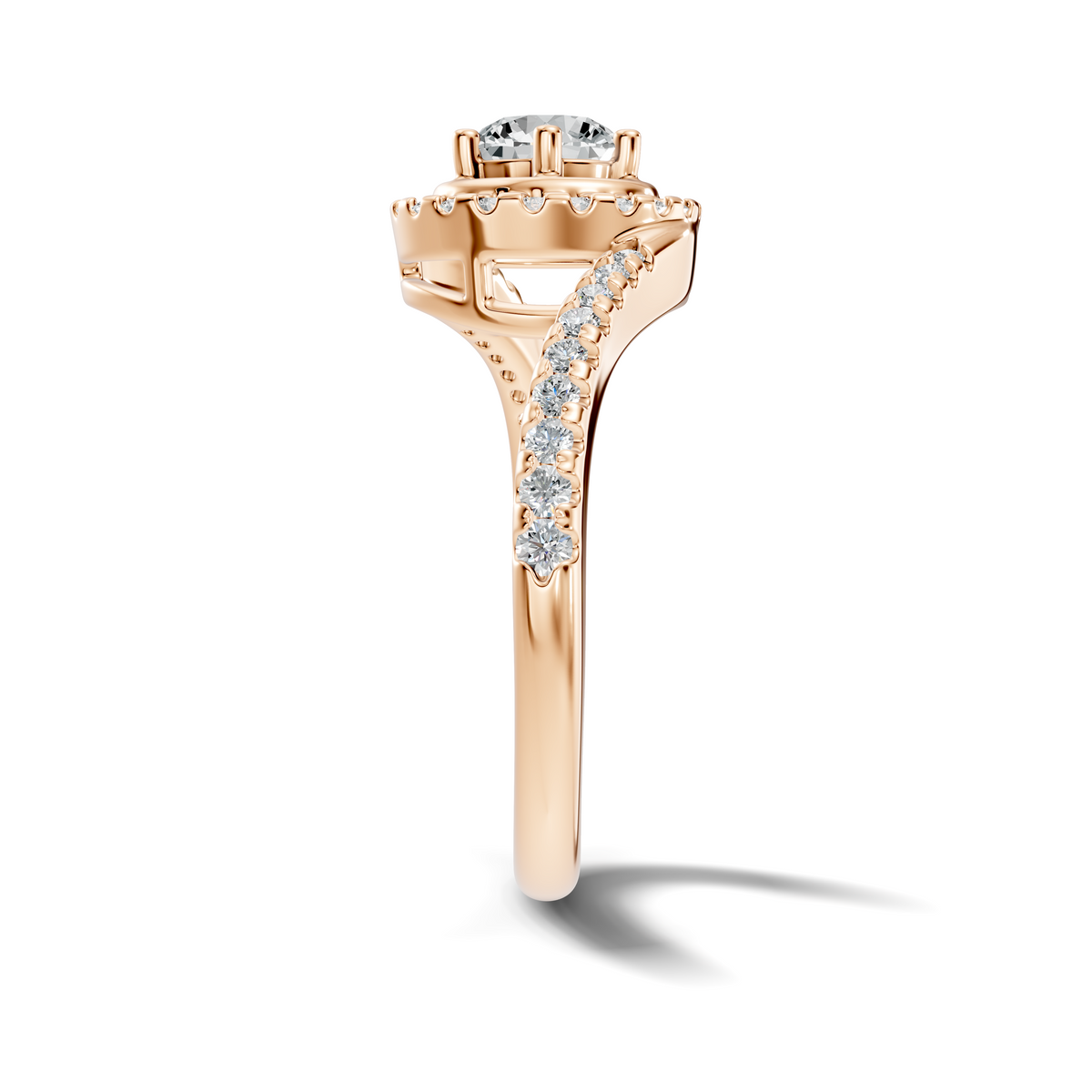 Veyra Double Halo Ring