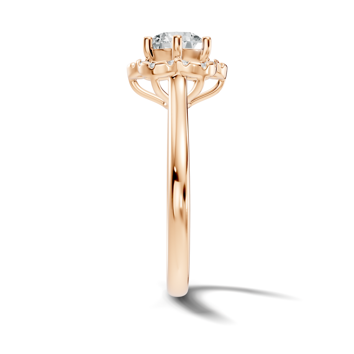 Liora Crown Halo Ring