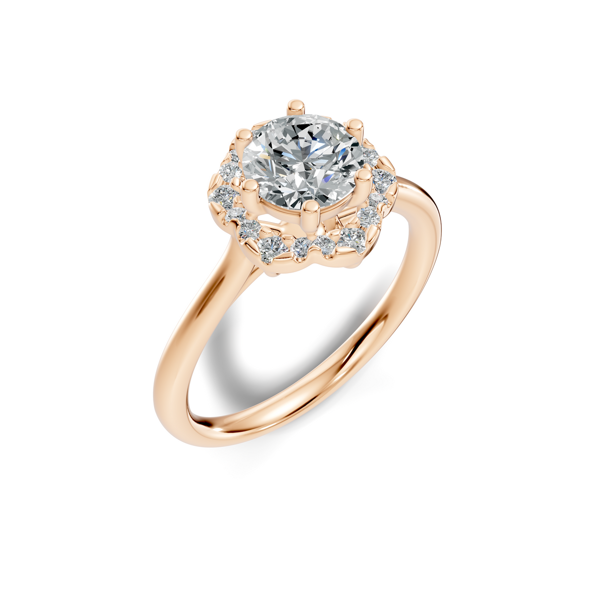 Liora Crown Halo Ring