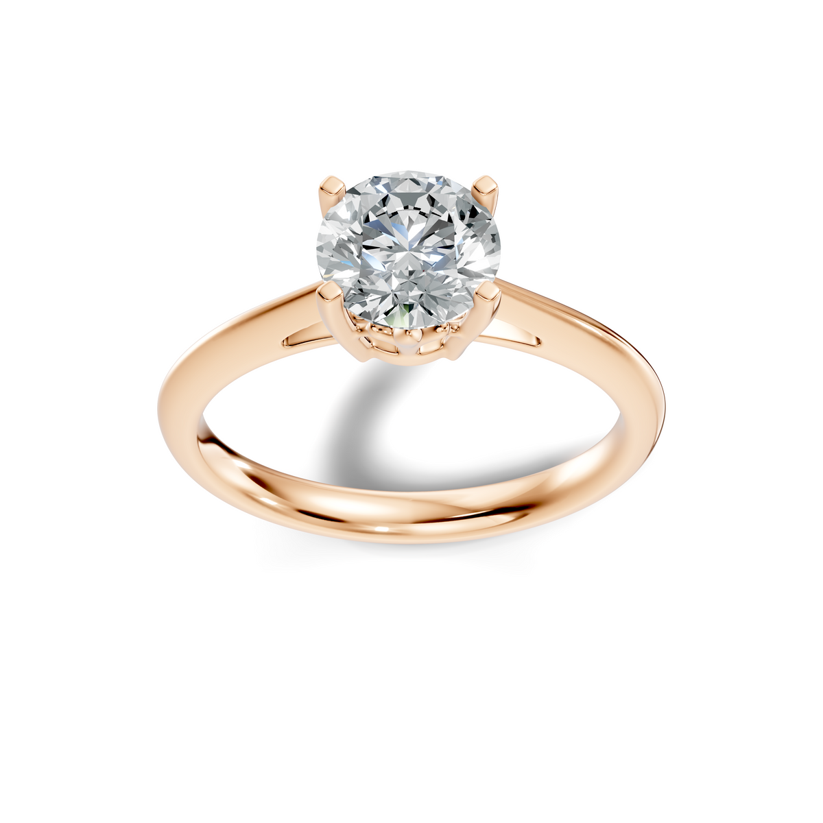 Oria Round Solitaire Ring
