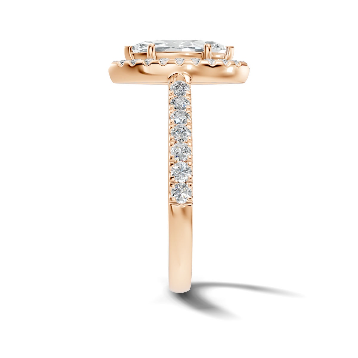Solea Marquise Halo Pavé Ring