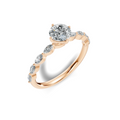 Celene Round Marquise Accent Ring