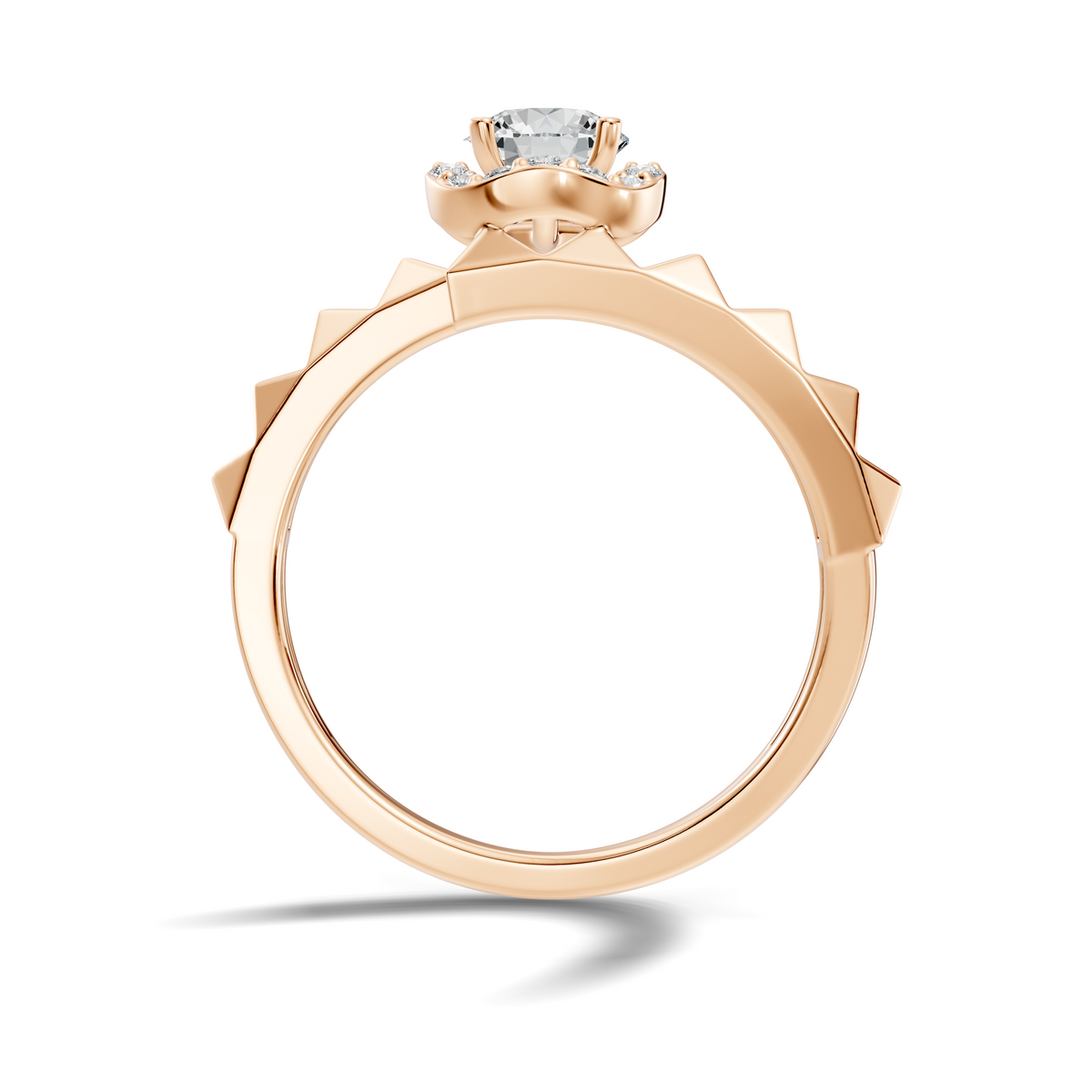 Avera Round Halo Wrap Ring