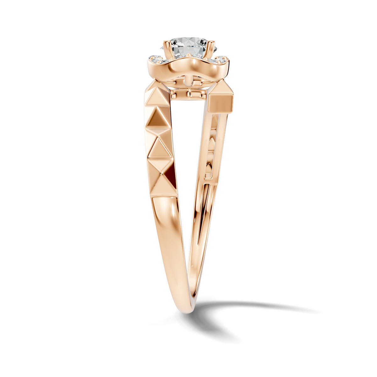 Avera Round Halo Wrap Ring