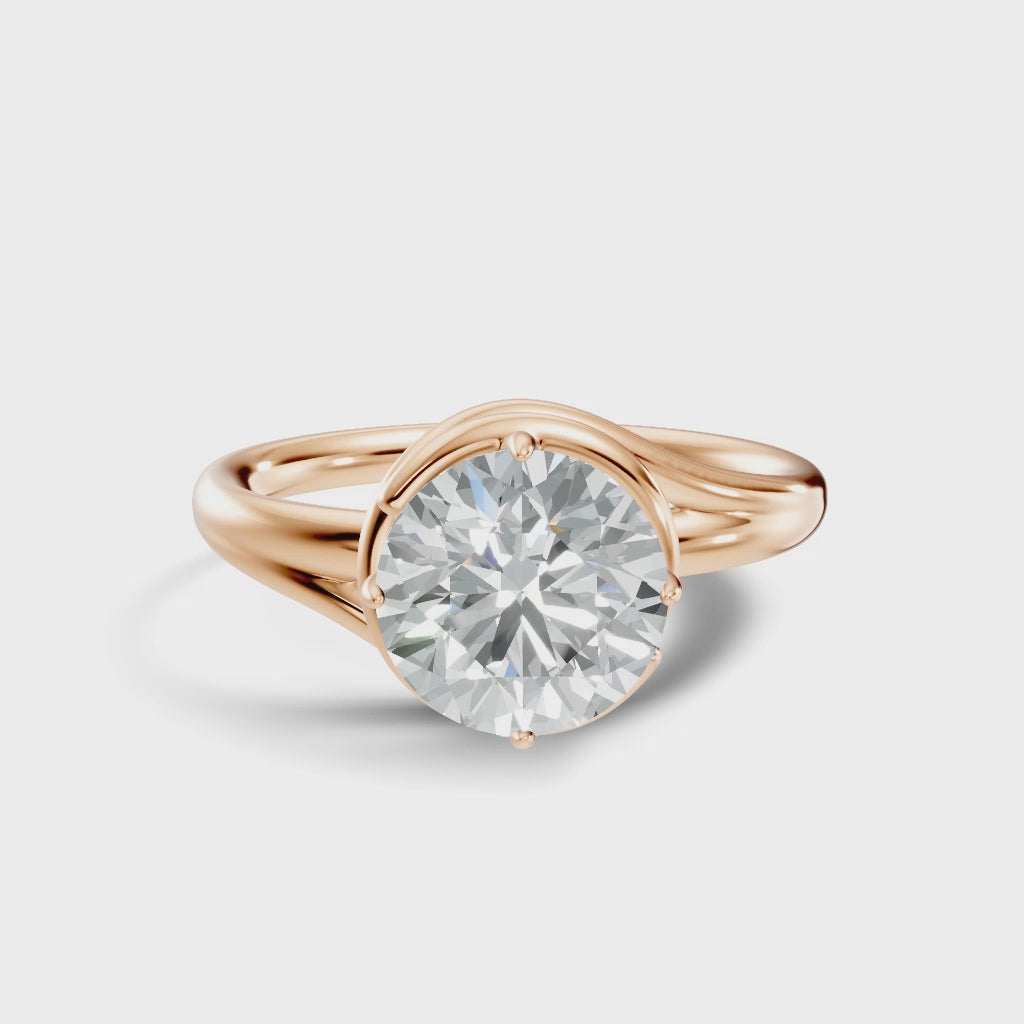 Solea Embrace Solitaire Ring